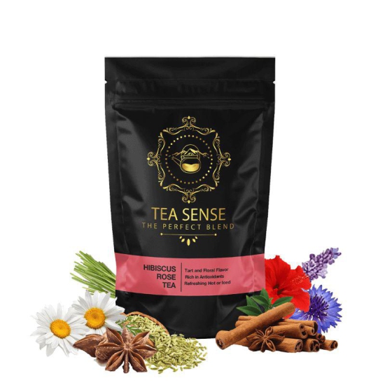 TEA SENSE Hibiscus Rose Tea-50g (25 Cups+)