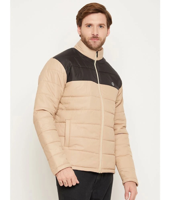 UNIBERRY Polyester Mens Puffer Jacket - Beige ( Pack of 1 ) - None