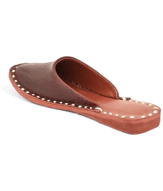 Apratim Brown Womens Flats - None