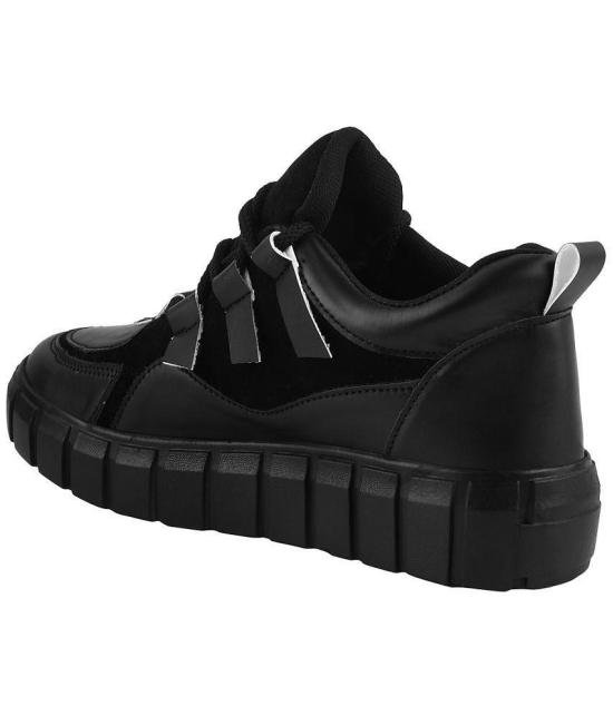 Shoetopia - Black Women''s Sneakers - None