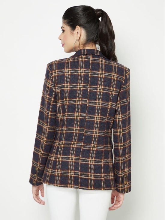 Mustard Crossing Bold Check Blazer