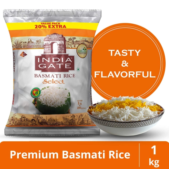 India Gate Basmati Rice Select, 1 Kg