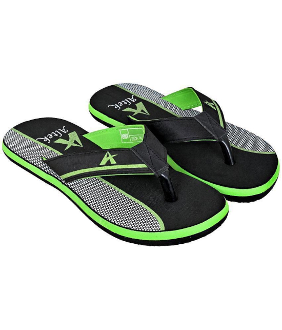 Altek - Green Mens Thong Flip Flop - None