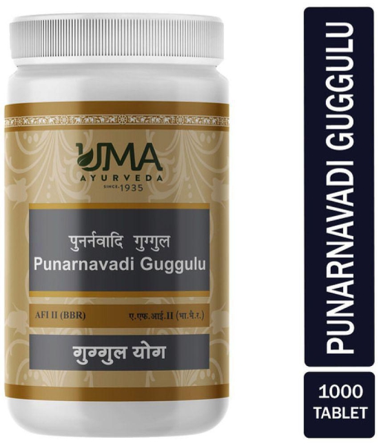 UMA AYURVEDA Punarnavadi_Guggul_1000_Tab Tablet 1 kg Pack Of 1