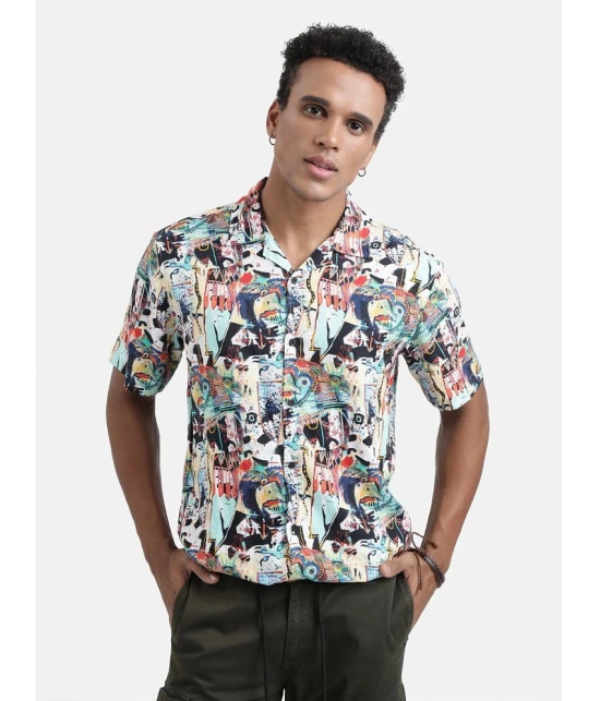 Bene Kleed Rayon Regular Fit Printed Half Sleeves Mens Casual Shirt - Multi ( Pack of 1 ) - None