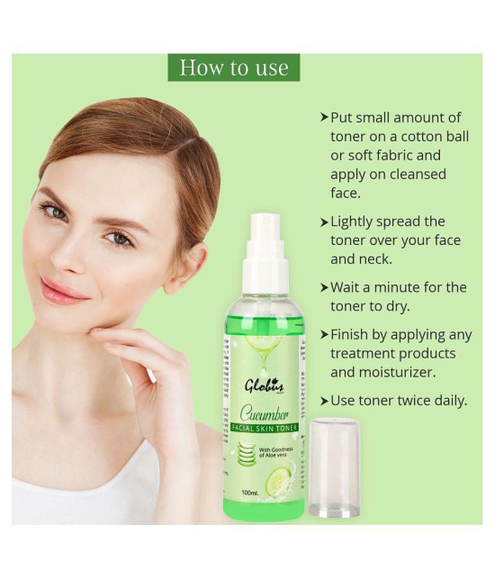 Globus Naturals Cucumber Facial Skin Tonic 100 mL