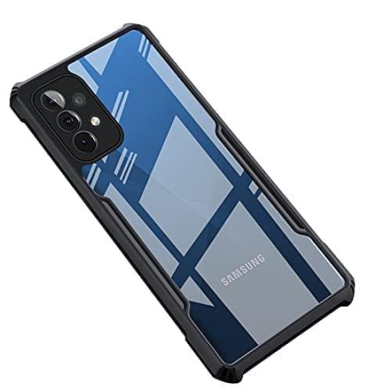 Samsung Galaxy M32 5G Shockproof Clear Case - Black