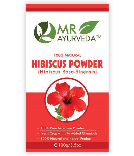 MR Ayurveda Indigo, Bhringraj and Hibiscus Powder Hair Scalp Treatment 300 g Pack of 3