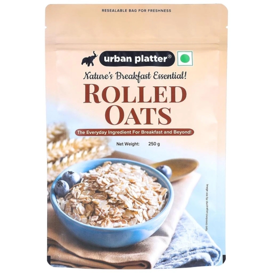 Urban Platter Rolled Oats, 250g (Whole Grain Oats | Breakfast Cereal I Old-Fashioned Oats)