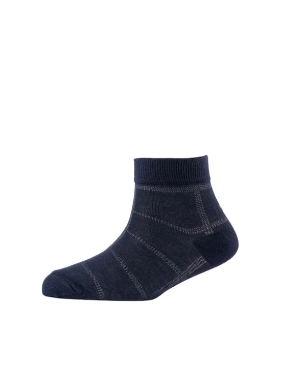 Men Pack Of 2 Patterned Cotton Ankle Length Socks