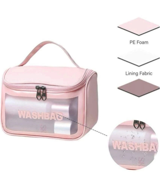 BD Pink 1 Travel Toiletry Bag - Pink