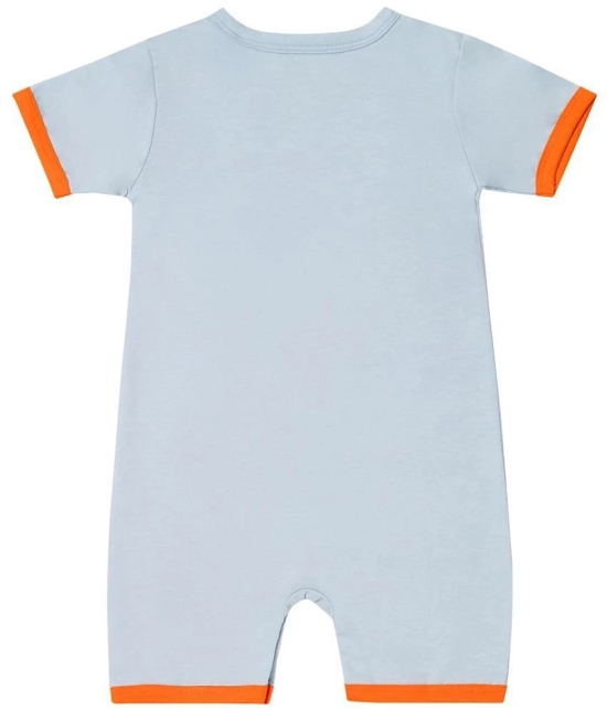 Bodycare Sky Blue Cotton Blend Rompers For Baby Boy ( Pack of 1 ) - None