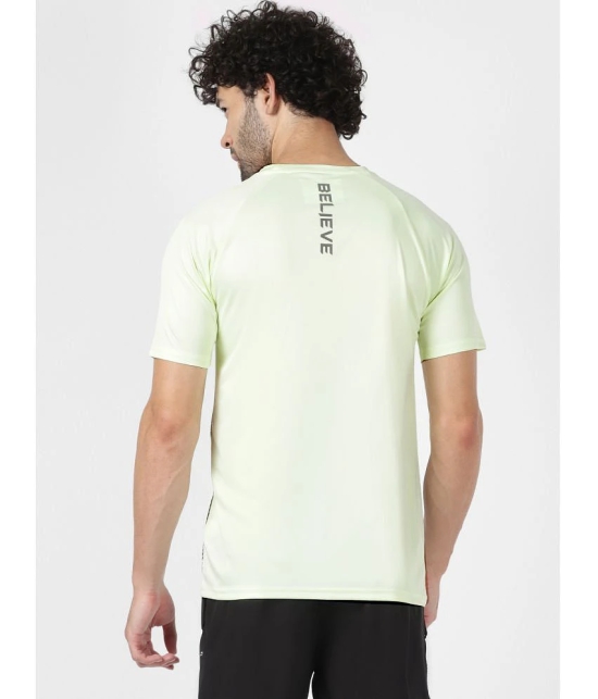 UrbanMark Men Regular Fit Quick Dry Sports T Shirt-Green - None