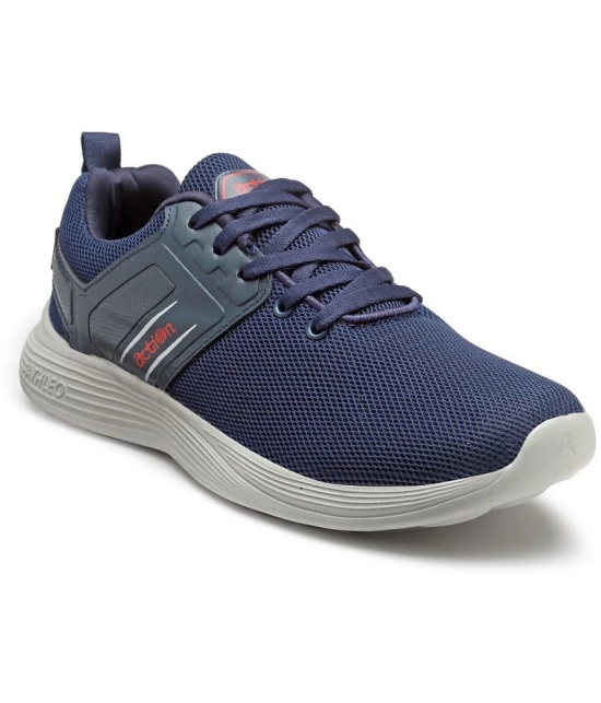 Action Action Running Shoes Navy Mens Sports Running Shoes - None