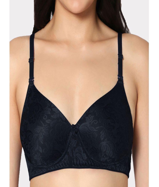 IN CARE LINGERIE - Black Cotton Heavily Padded Women's T-Shirt Bra ( Pack of 1 ) - None