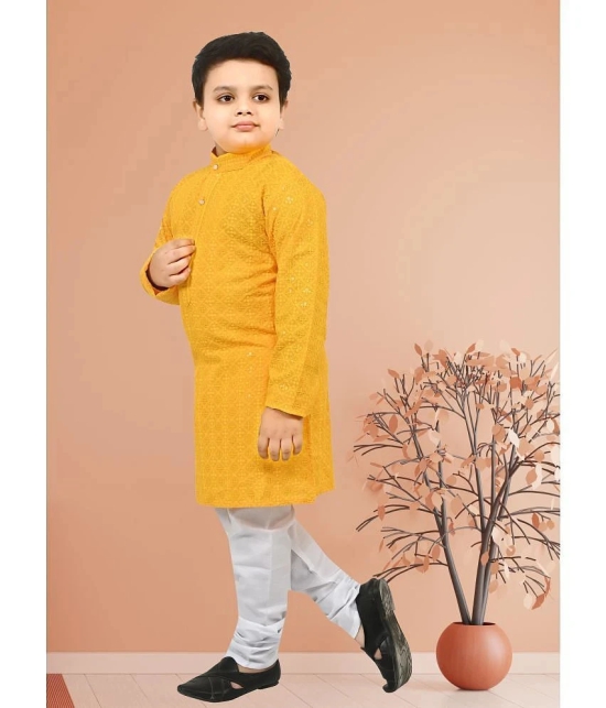 Arshia Fashions Yellow Rayon Boys ( Pack of 1 ) - None