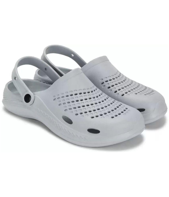 Secritas - Light Grey Mens Clogs - None