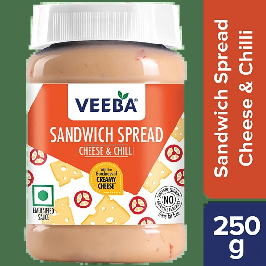 Veeba Cheese & Chilli Sandwich Spread, 275 Gm