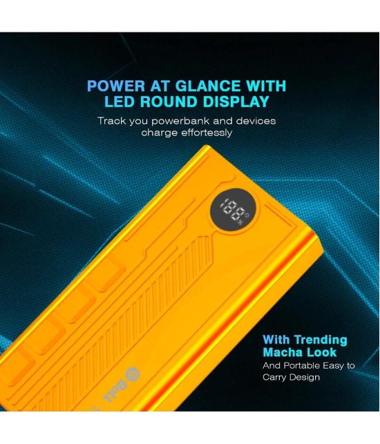 Bell 10000 -mAh 36W Li-Polymer Power Bank - Yellow