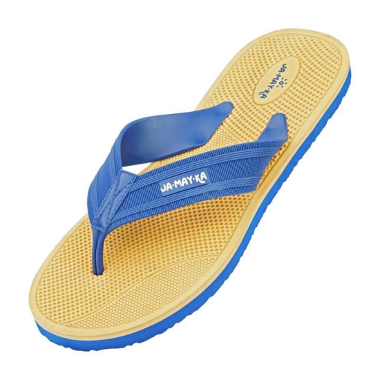 VKC Jamayka Men's Footwear Flipflop J1005 Blue Beige Color