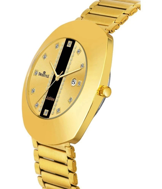 Swisstyle Gold Metal Analog Mens Watch