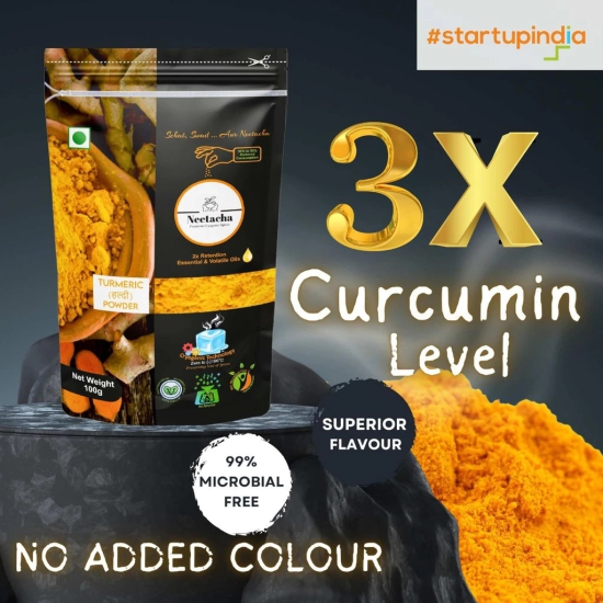 Neetacha Premium Cryogenic Garam Masala Coriander Turmeric Red Chilli | 400g | @ 35% reduced consumption | Fresh Natural Aromatic Flavourful for Daily Cooking Needs (Pack of 4)