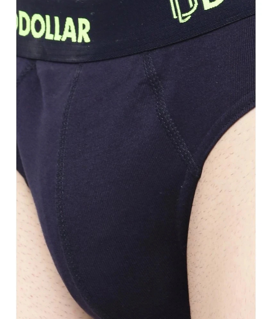 Pack of 5 Dollar Bigboss Assorted Solid Cotton Blend Men Brief - 110