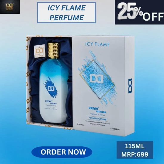 DREAM attitude Icy Flame Perfume: Bold Fusion of Cool and Fiery Sophistication-120