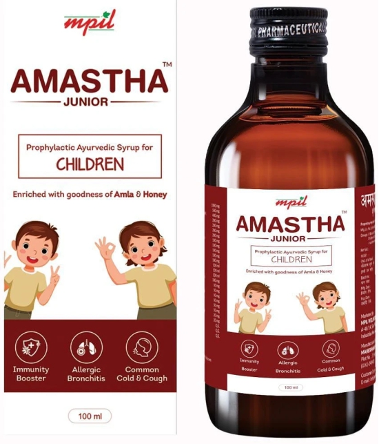 Mpil Wellness Amastha Junior Syrup For Kids, Cough And Cold (200Ml)