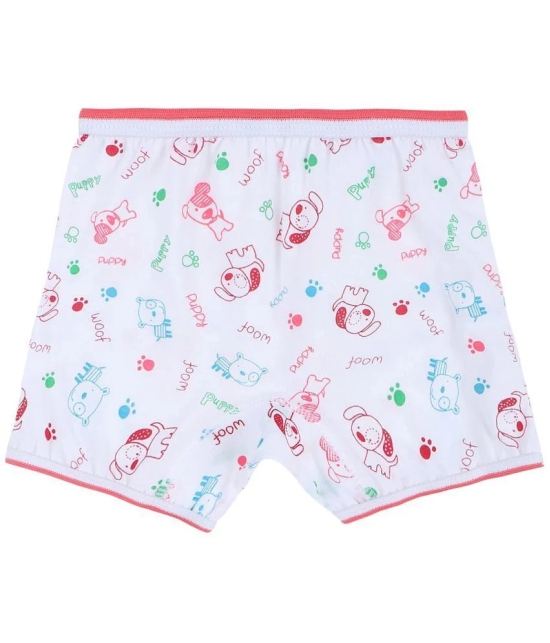 DYCA Pack of 6 Cotton Girls Bloomers ( White ) - None