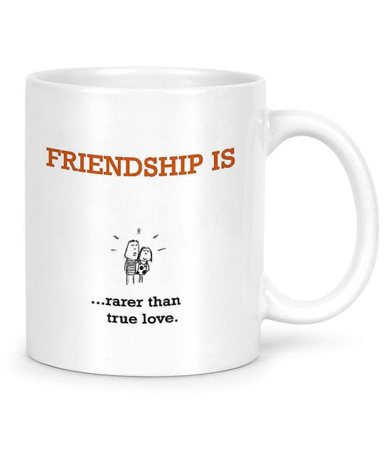 Idream Quote Printed Ceramic Coffee Mug 1 Pcs 330 mL - White