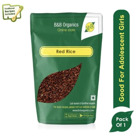 B&B Organics Red Kavuni Rice Parboiled 10 Kg