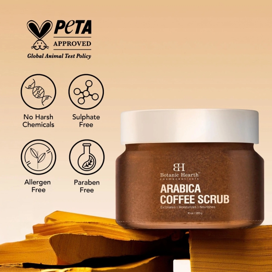 Arabica Coffee Body Scrub   345 gm-Arabica Coffee Body Scrub  | 345 gm