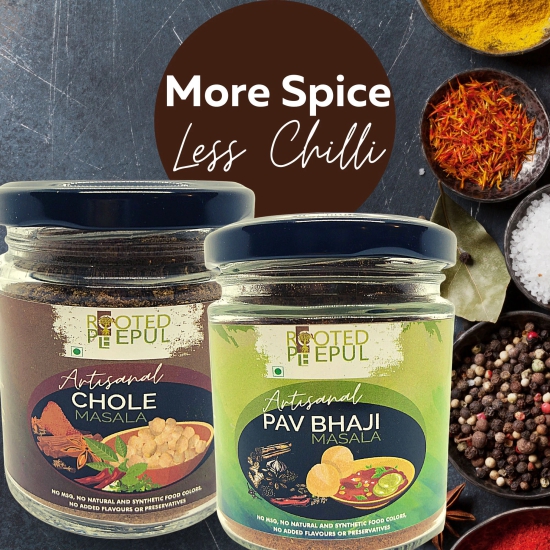 Chola Masala, Pav Bhaji Masala Combo (75gms x2)