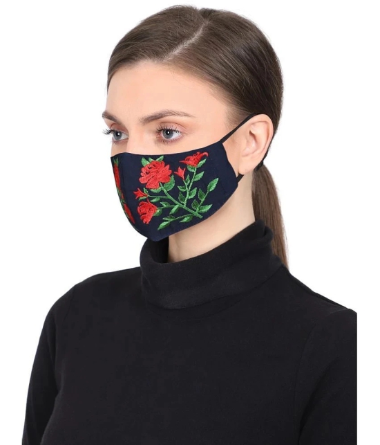 Anekaant - Navy Cotton Mask ( Pack of 1 )