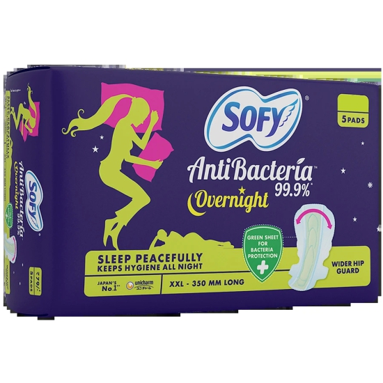 Sofy Bodyfit Overnight Sanitary Pads - XXL, 5 pcs