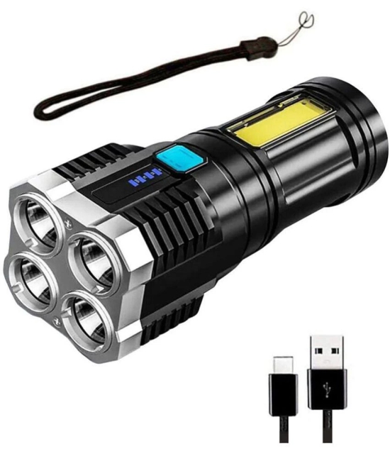 let light - 20W Rechargeable Flashlight Torch ( Pack of 1 )