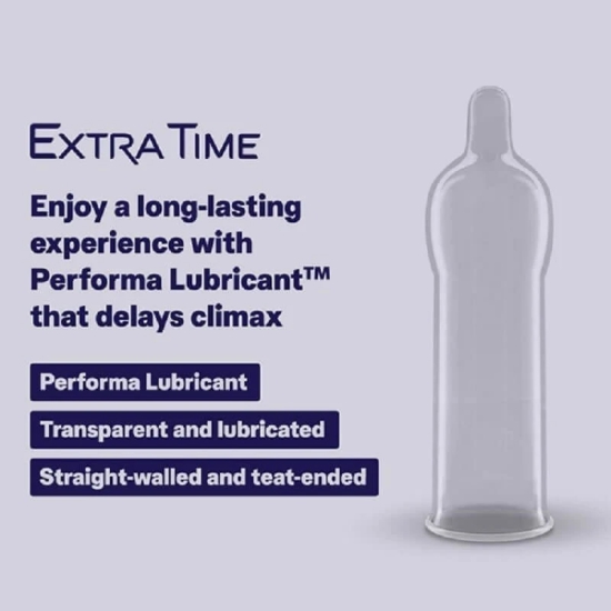 Durex Extra Time Condoms - for longer lasting Pleasure