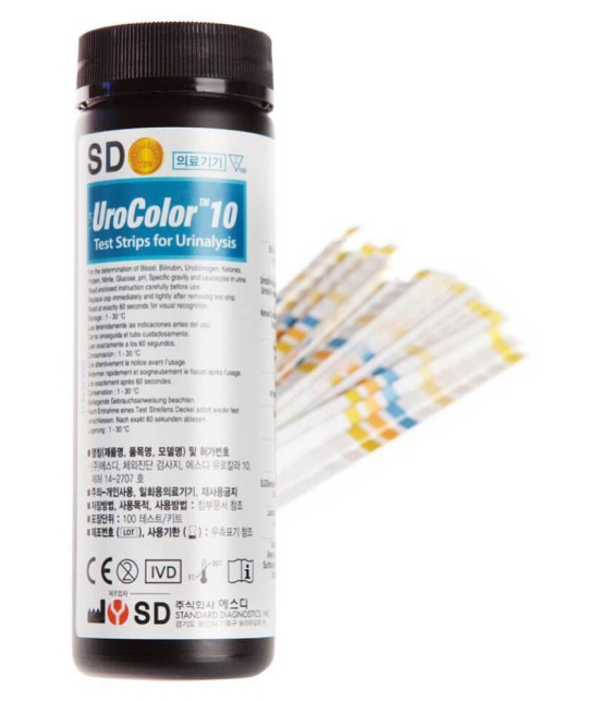 SD SD UROCOLOR 10 PH TEST STRIP Expiry March 2024