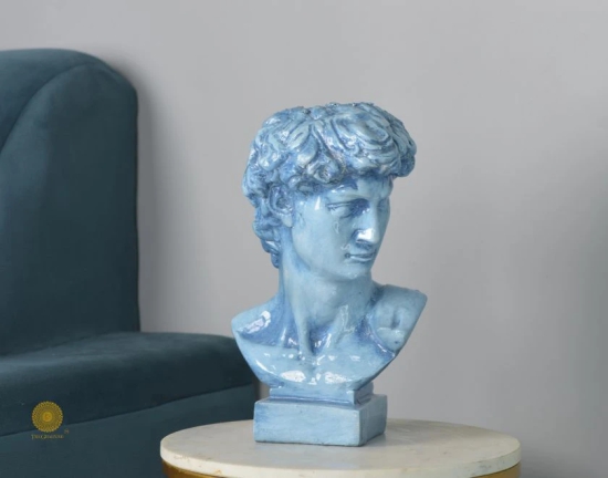 Ancient Roman Sclupture-Blue