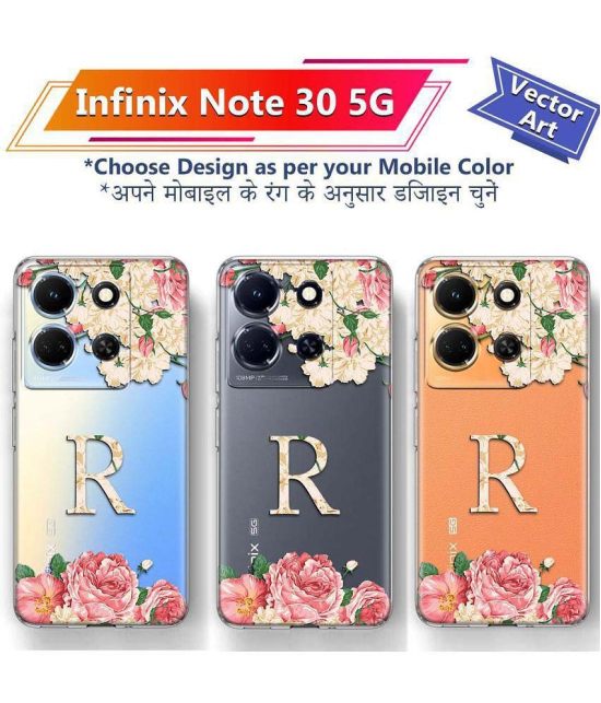 NBOX - Multicolor Printed Back Cover Silicon Compatible For Infinix Note 30 ( Pack of 1 )