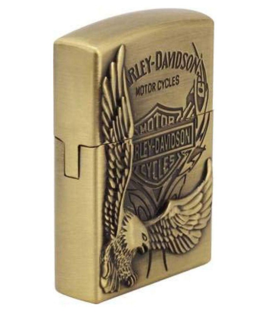 Peshkar Steel Cigarette Lighter - Gold