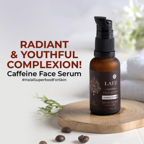 LAFZ Coffee Face Serum, Enriched With Arabica Coffee And Cocoa Beans, Exfoliates, Brightens Skin & Prevents Premature Ageing, Improves Skin Elasticity Suitable For All Skin Types