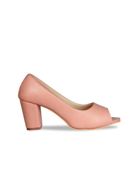 MULE PEACH HEELS