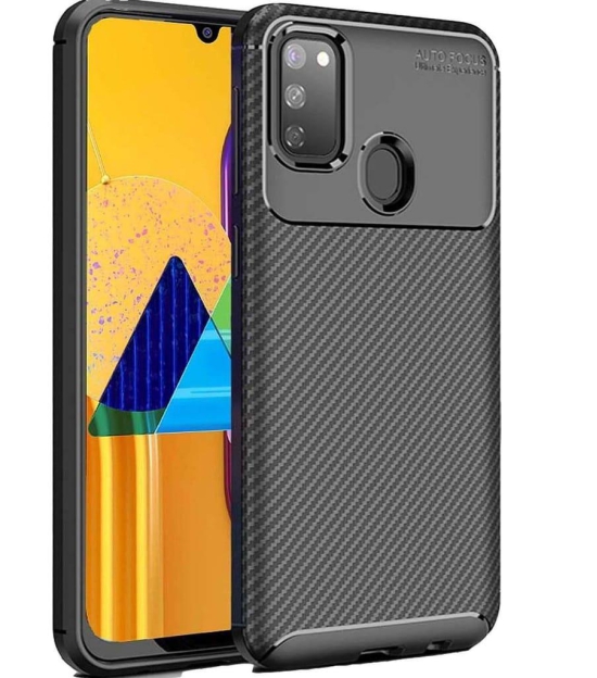 Samsung Galaxy M21 Back Cover Case Carbon Fiber / Samsung Galaxy M21 2021 Edition Back Cover Case Carbon Fiber / Samsung Galaxy M30s Back Cover Case Carbon Fiber