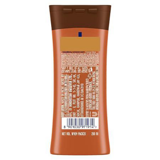 Vaseline Intensive Care Cocoa Glow Body Lotion 200 Ml