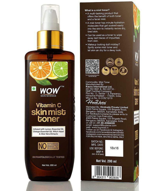 WOW Skin Science Vitamin C Skin Mist Toner - 200mL