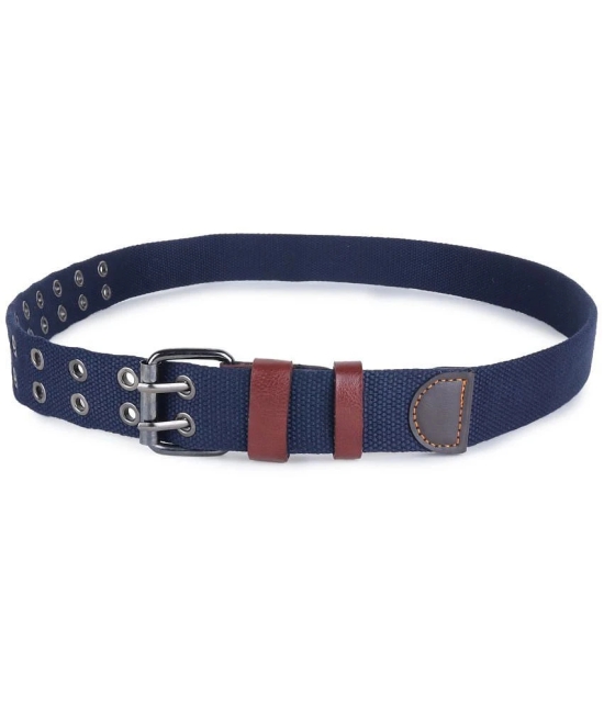 Zacharias - Blue Canvas Mens Casual Belt ( Pack of 1 ) - None