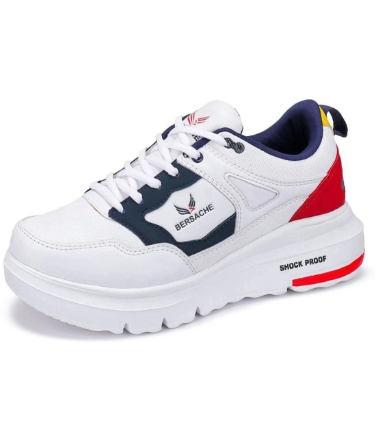 Bersache Men Sport Shoes White Mens Outdoor - None