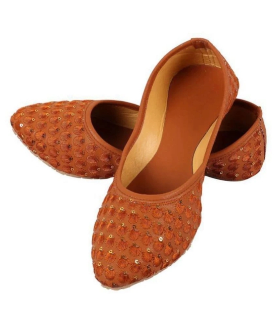 Raj Brown Ethnic Footwear - None